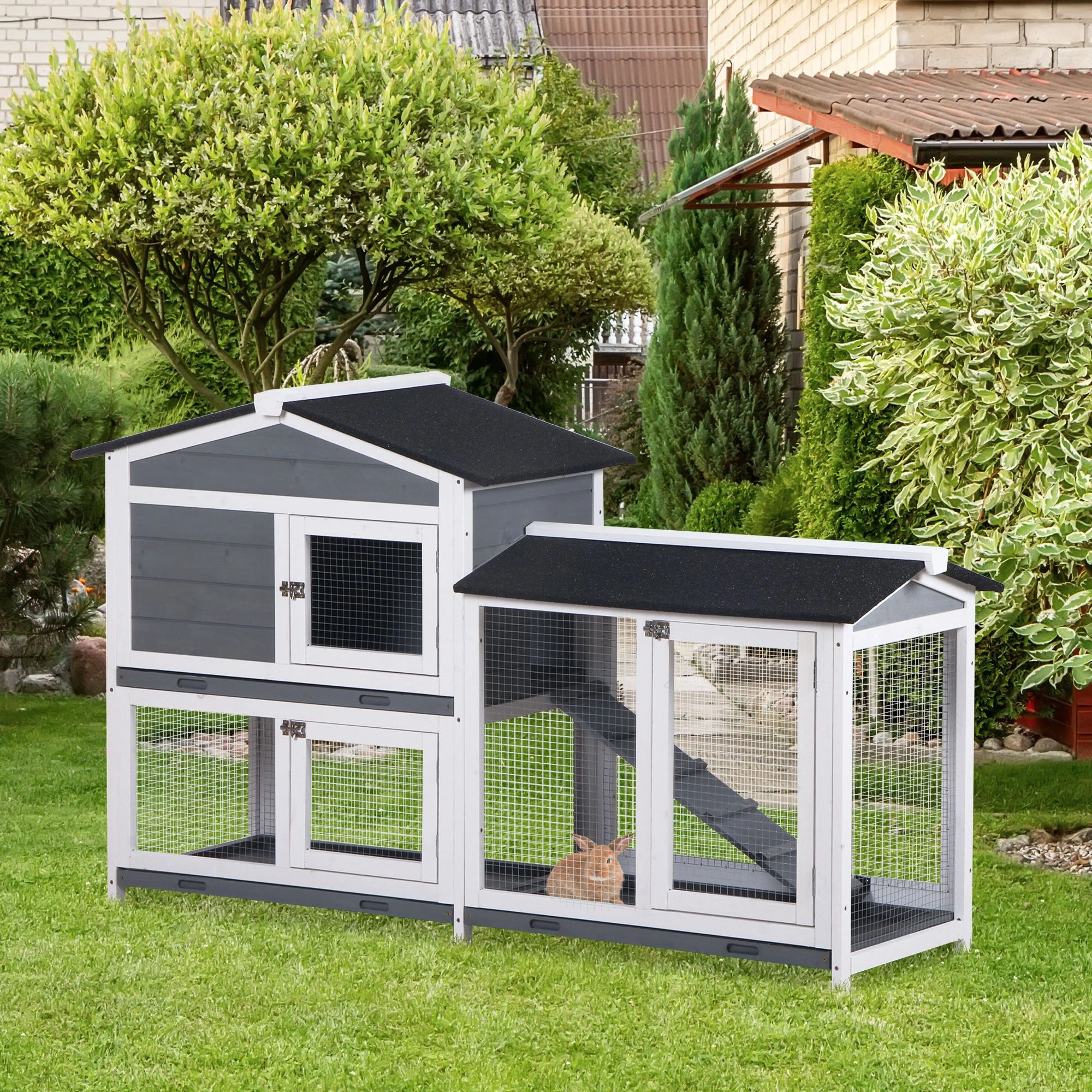 Small Animal Playpen Cage Indoor Outdoor Exercise Pen for Hamster Rabbit Guinea Pig Pet Catio
