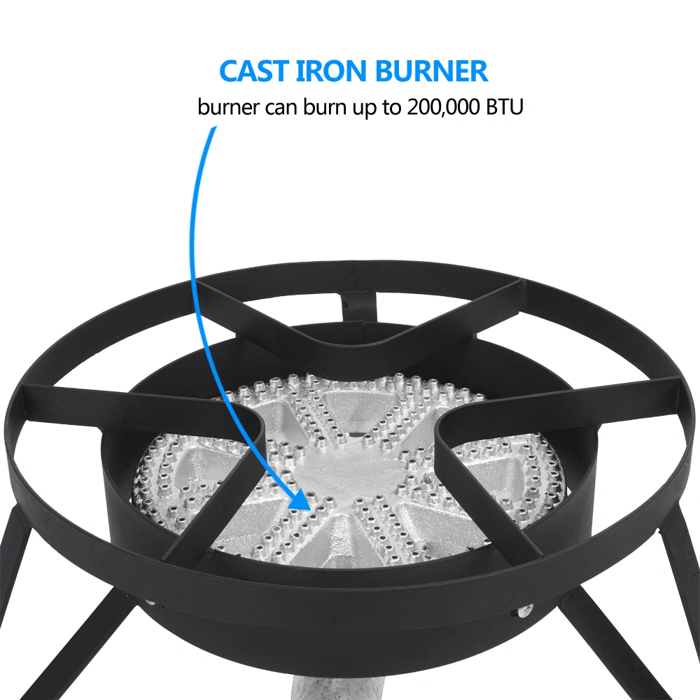 Ey31-54 Outdoor Furnace Round Furnace 20W BTU Head Diameter 26cm With 1.2m Leather Tube With 0-20psig High Pressure Valve view 13