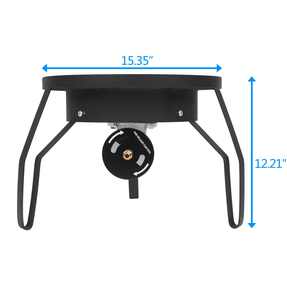 Ey31-54 Outdoor Furnace Round Furnace 20W BTU Head Diameter 26cm With 1.2m Leather Tube With 0-20psig High Pressure Valve view 18