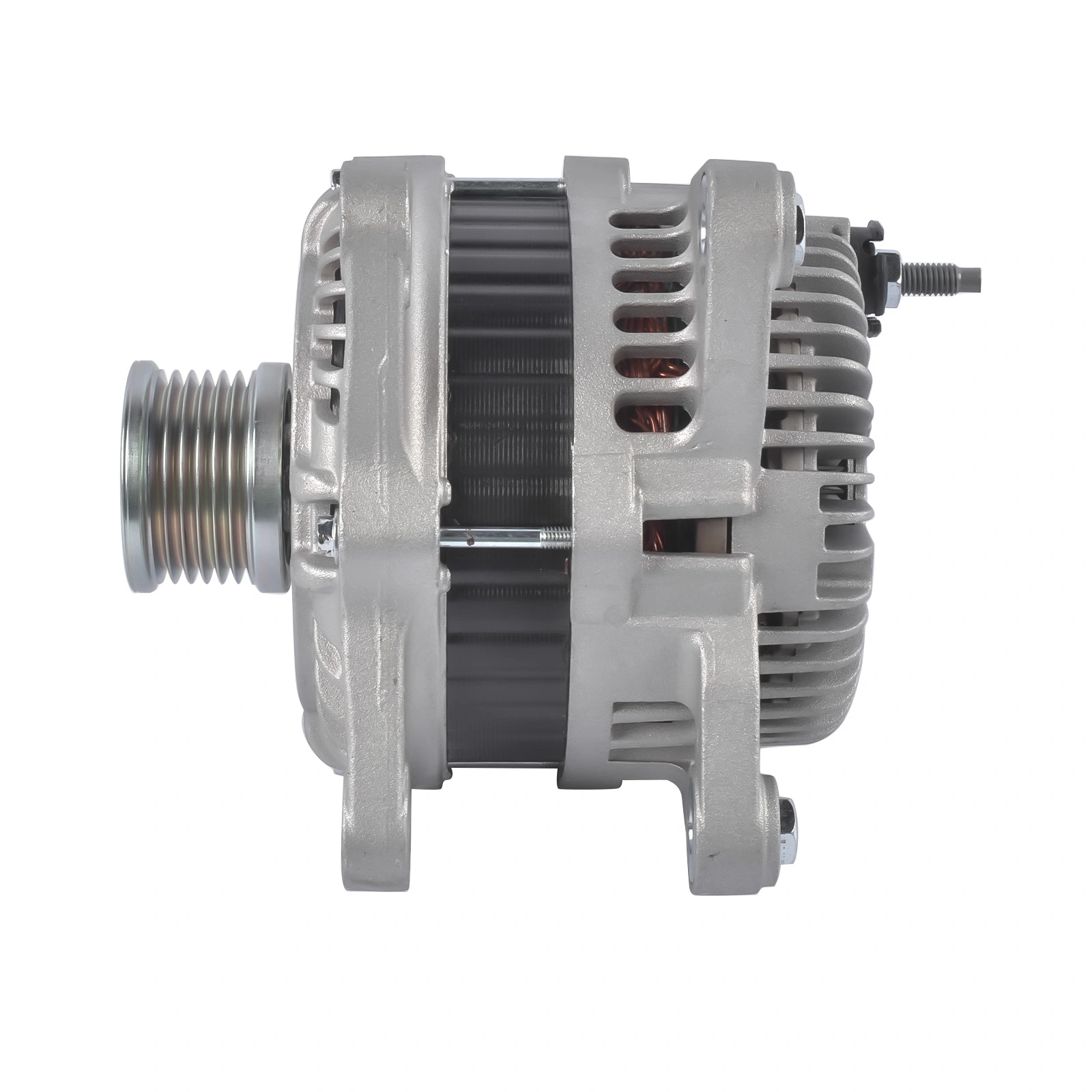 110A 12V Alternator with 6-Groove Clockise Fits for Nissan Juke 1.6L l4 GAS 2011-2017 231001KM1A view 3
