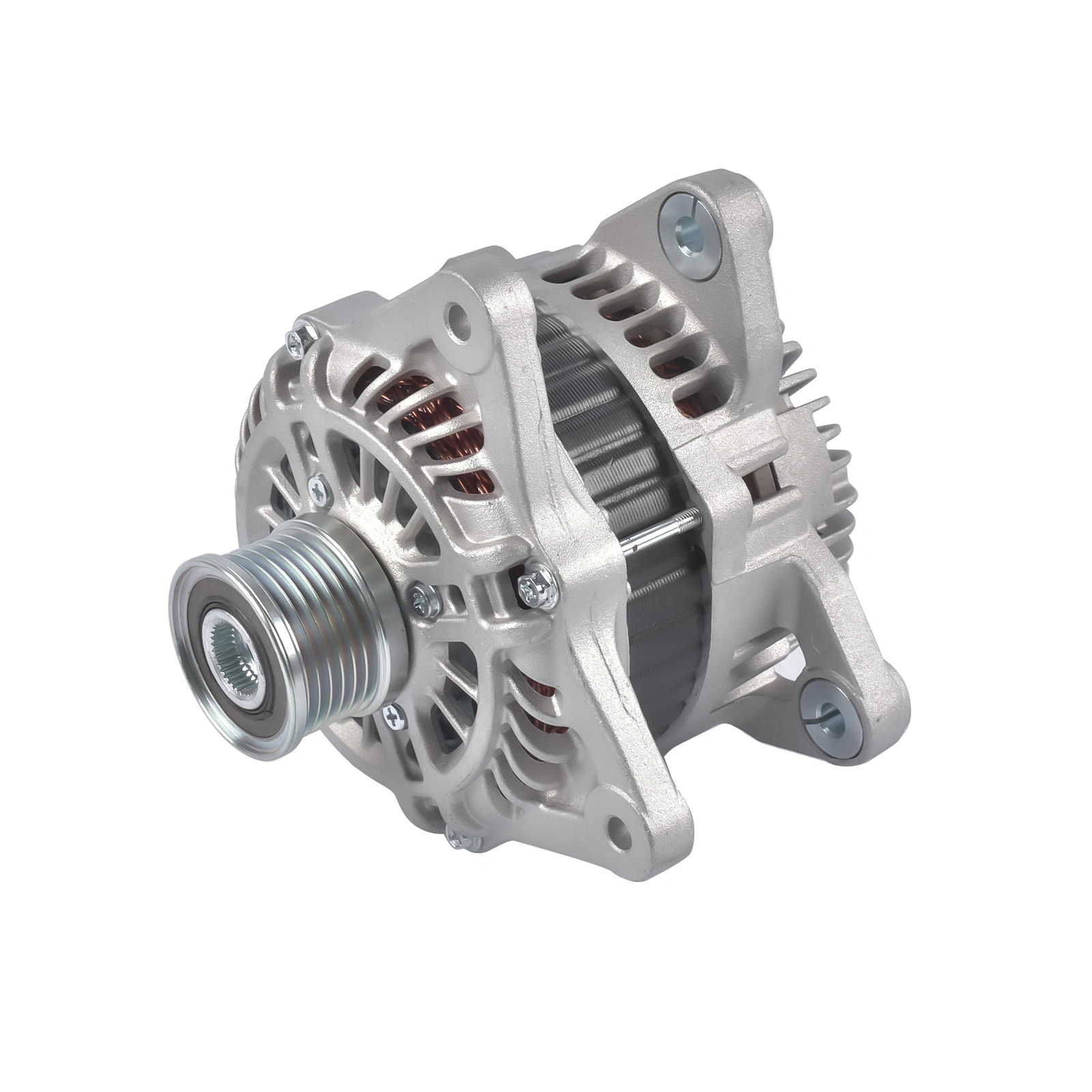 110A 12V Alternator with 6-Groove Clockise Fits for Nissan Juke 1.6L l4 GAS 2011-2017 231001KM1A view 5