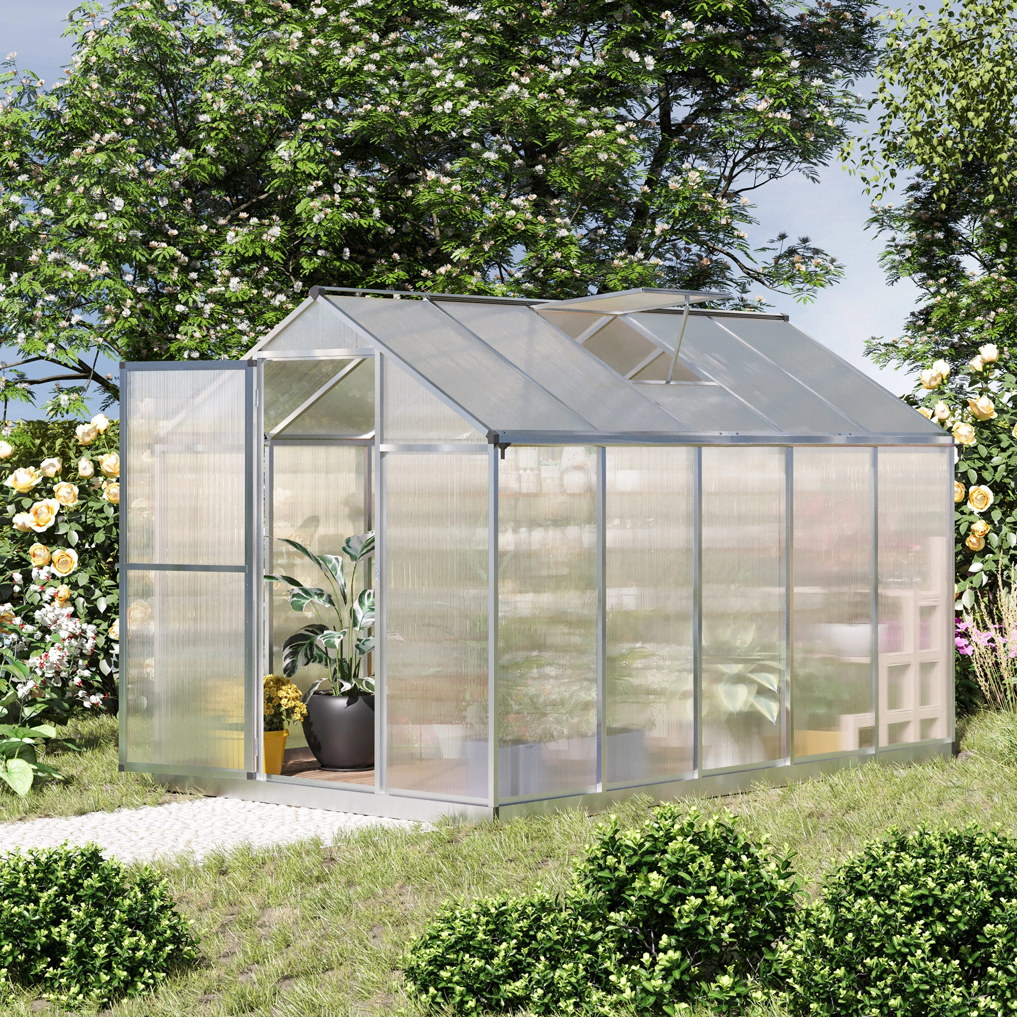 Greenhouse Walk-in Grow House(Not Supported non-defective remorse returns)