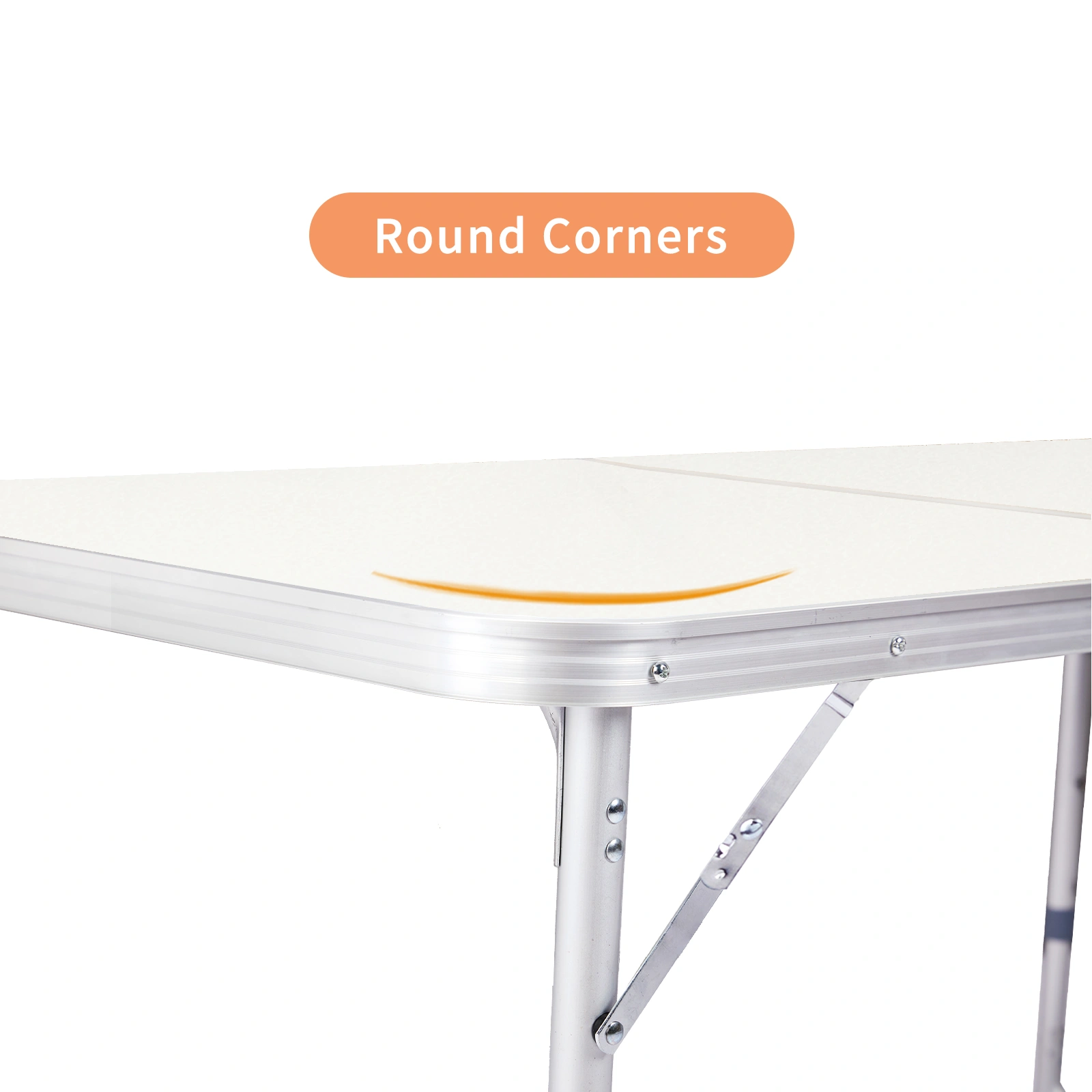 120 x 60 x 70 4Ft Portable Multipurpose Folding Table White view 11