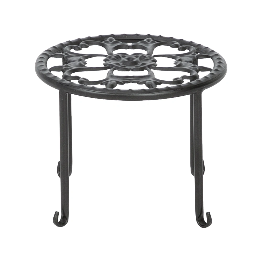 4 Round Ironwork Plant Racks With 4-1 Black Paint Prints view 5