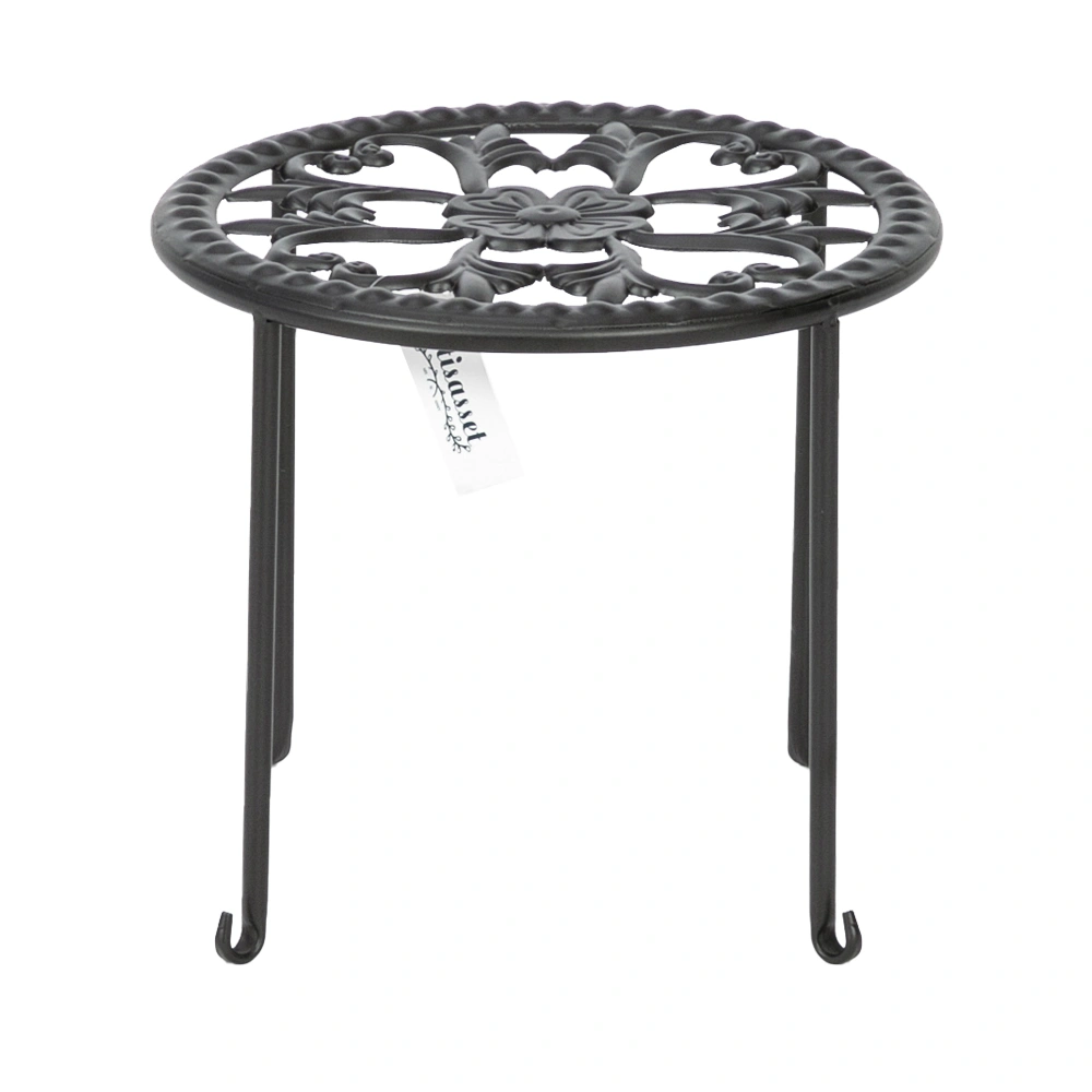 4 Round Ironwork Plant Racks With 4-1 Black Paint Prints view 7