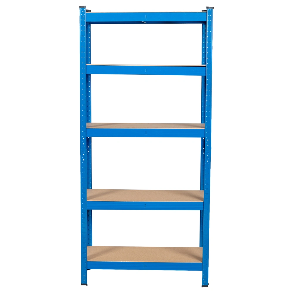 5 Tier Boltless Heavy Duty Racking Storage Shelving Unit Garage Shed Shelves Blue