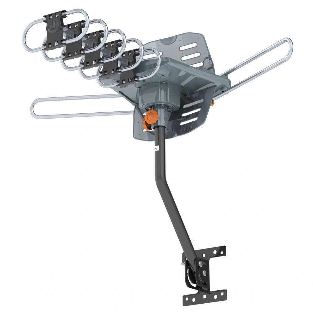 360-Degree Rotation UV Dual Bands 28-36dB Outdoor Antenna Install-free Guide without Stand view 25
