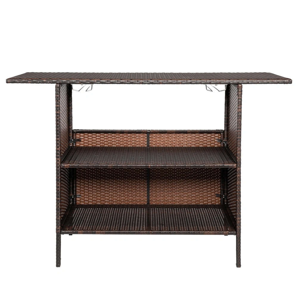 Modern Stylish And Beautiful Bar Table Brown Gradient view 11