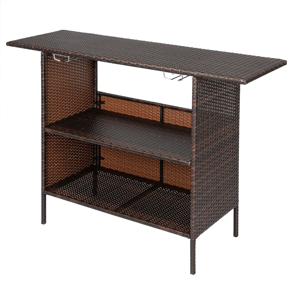 Modern Stylish And Beautiful Bar Table Brown Gradient view 16