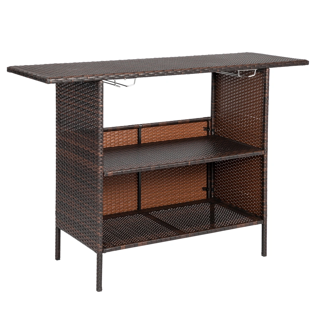 Modern Stylish And Beautiful Bar Table Brown Gradient view 22