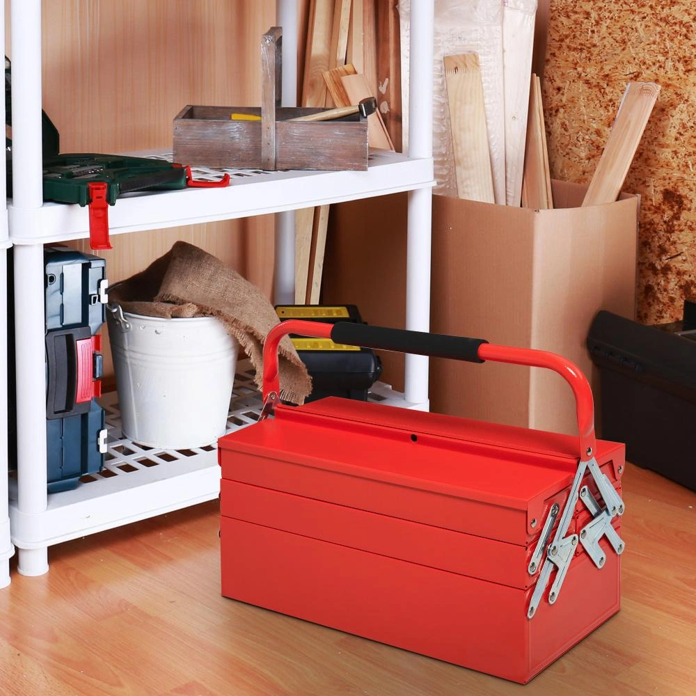 Heavy Duty Mechanic Tool Box, Multi-Drawer Steel Tool Chest Cabinet with Wheels, Garage Storage Organizer, Black