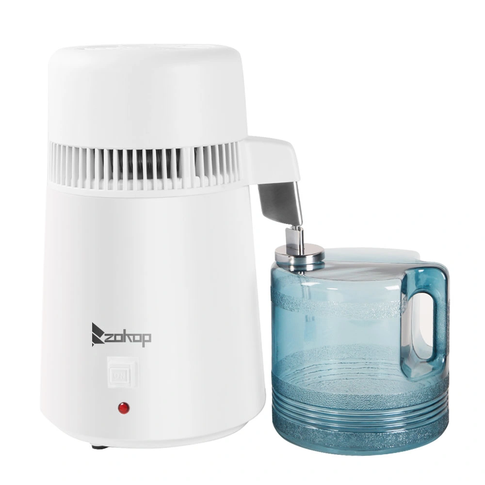 4L Countertop Water Distiller Machine for Home, Stainless Steel Electric Pure Water Maker