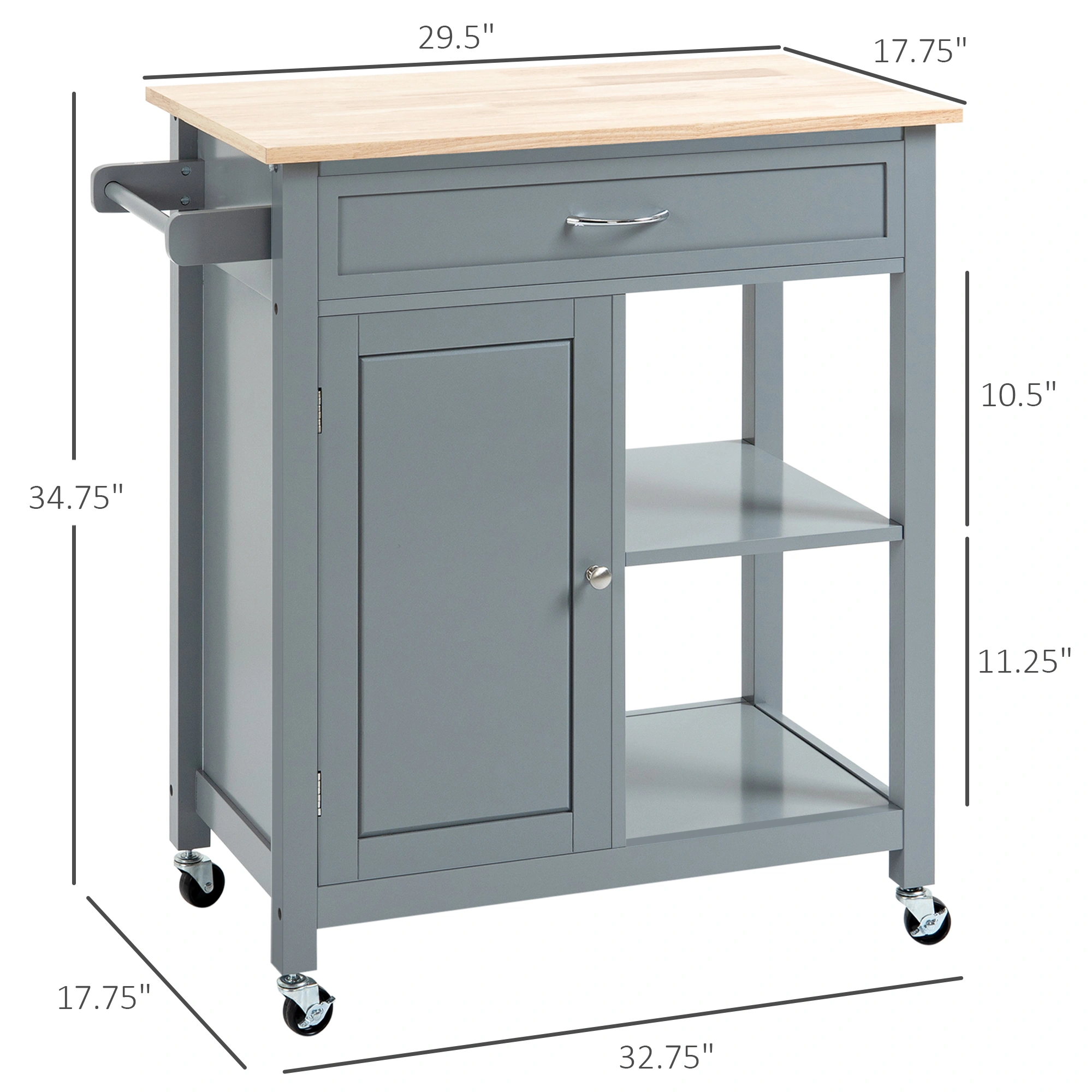 Contemporary Kitchen Storage Cabinet, Wide Pantry Cupboard with Shelves, Freestanding Storage Solution view 2