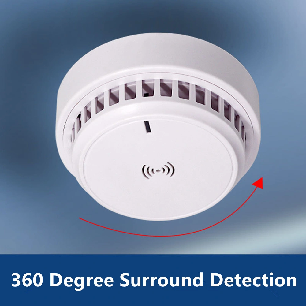 (2 Pack)Smoke Alarm Detector Home Fire Safety Sensor Alert Battery Included (products W/ battery,US Logistics For DHL Ground/ Fedex Ground. TK/TMEU only For self-pickup, self-pickup Cannot use USPS) view 6
