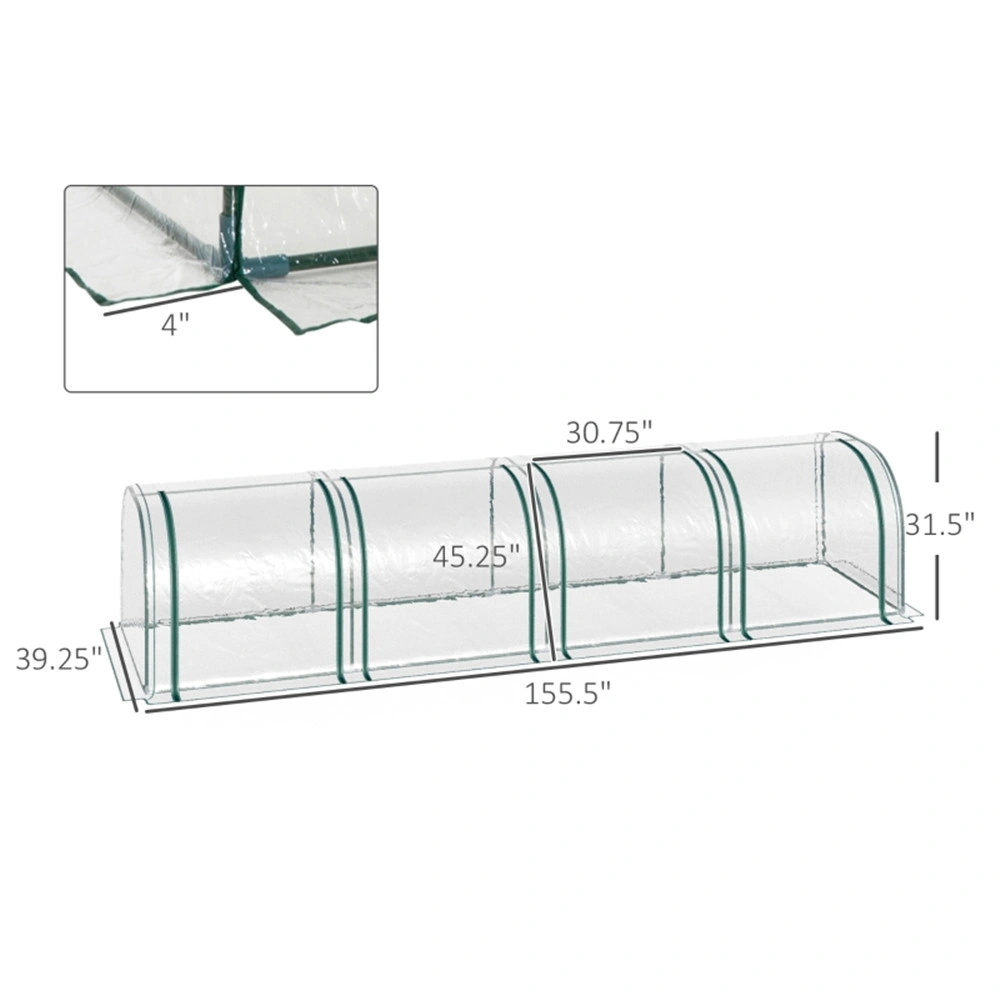 Mini Greenhouse Tent - Portable Compact Plant Grow House view 3
