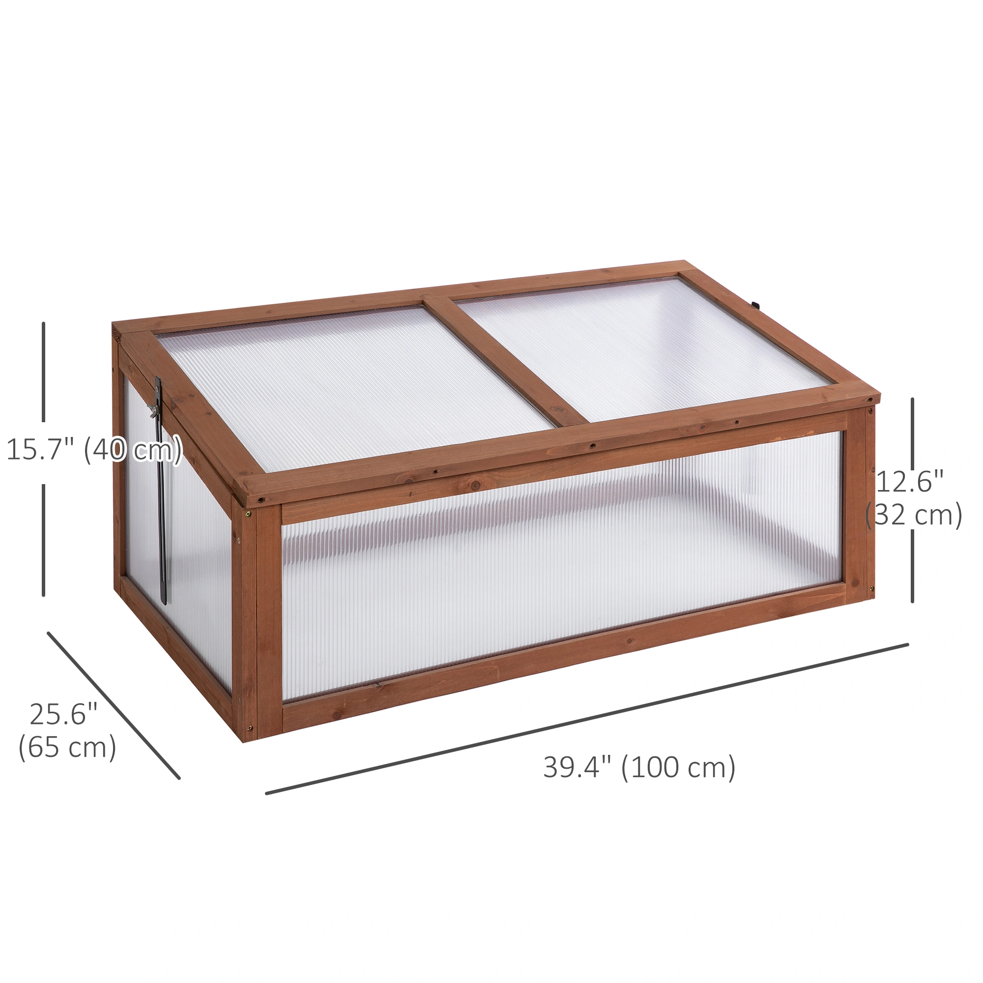 Wooden Cold Frame Greenhouse view 6
