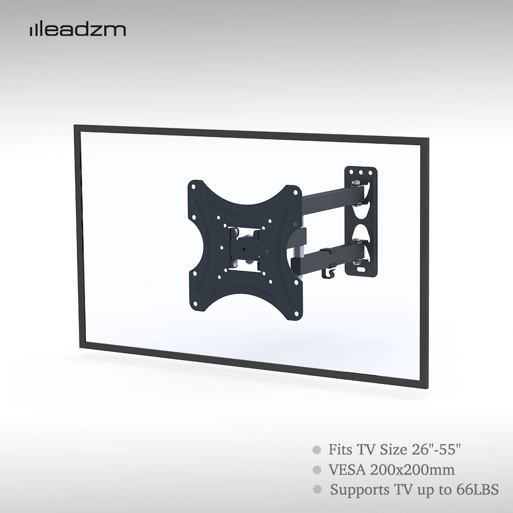 26-50" Adjustable Wall Mount Bracket Rotatable TV Stand TMX200 with Spirit Level view 4