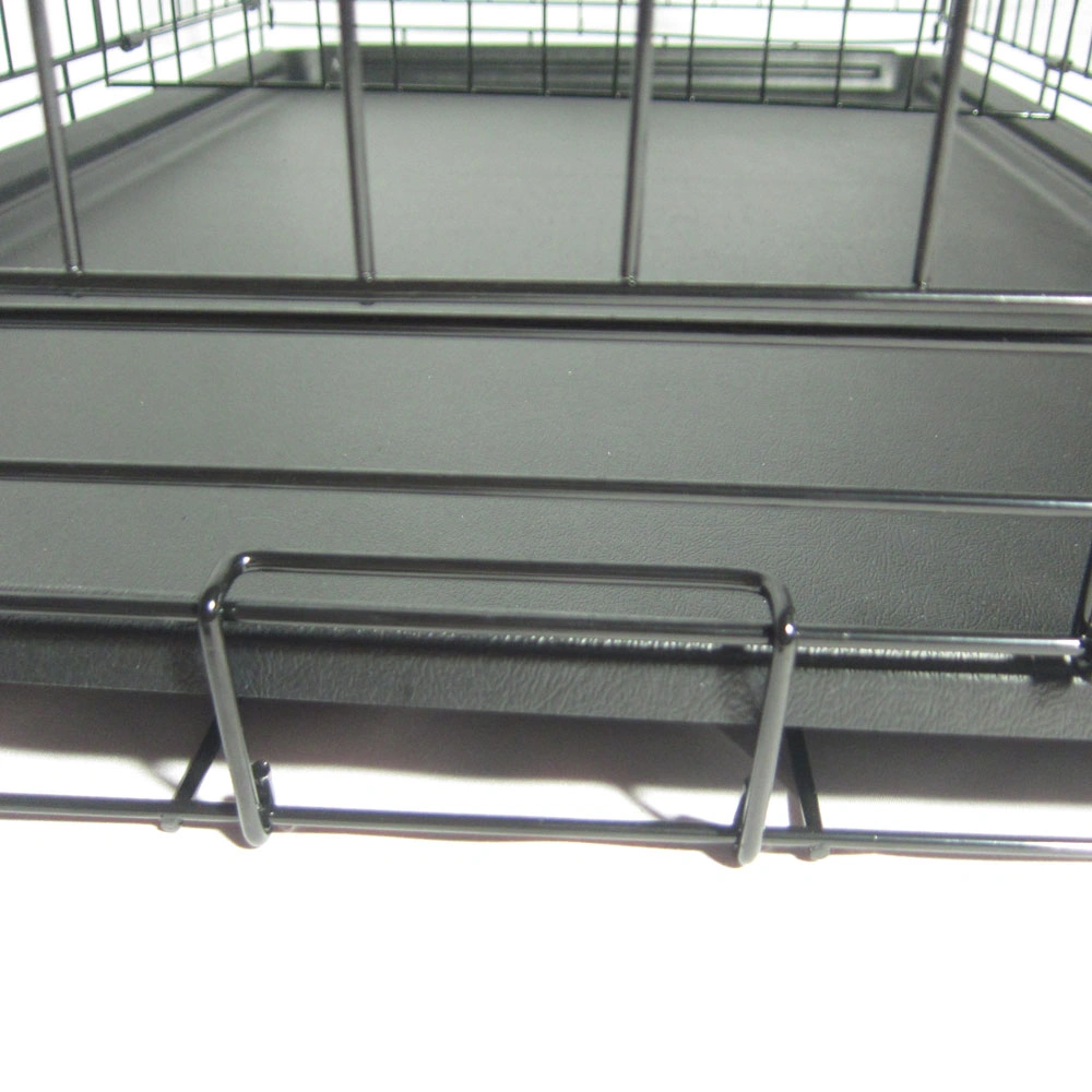 42" Folding Steel Pet Kennel - Wire Metal Crate & Playpen for Cats & Dogs view 3