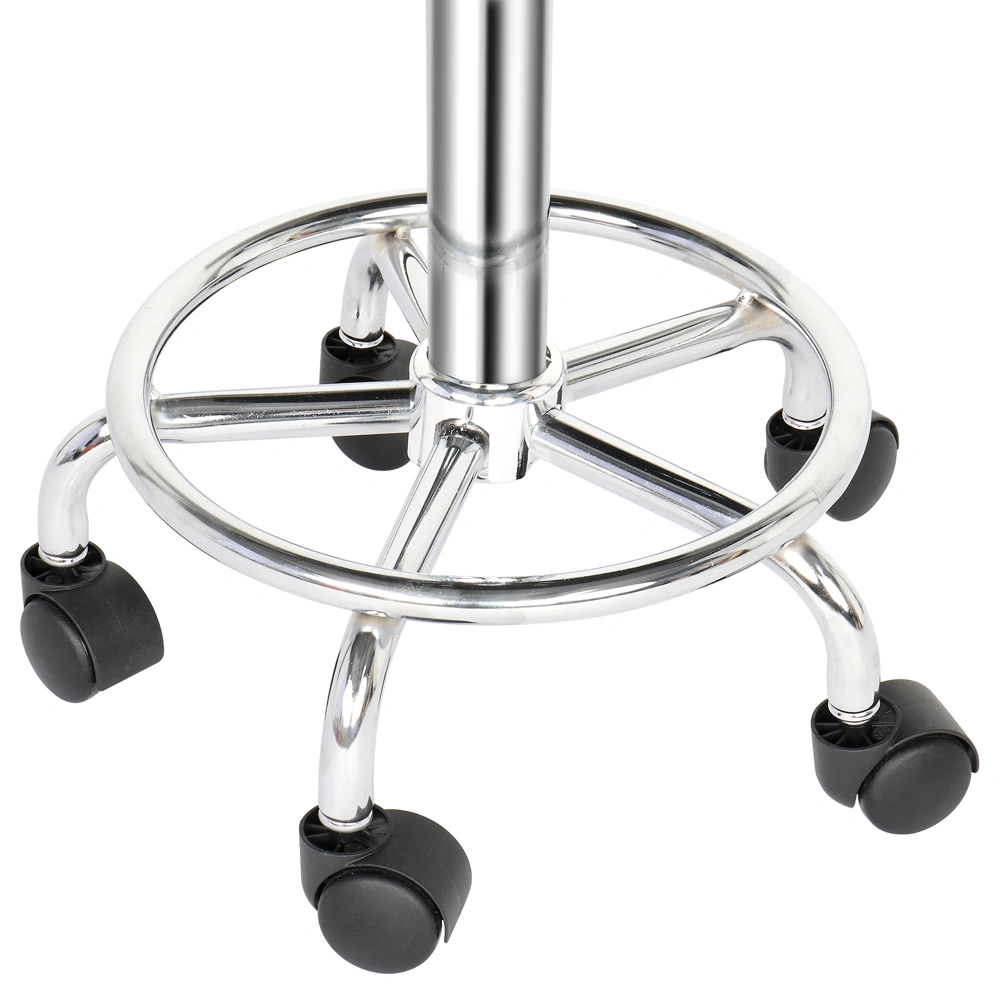 Professional Salon Stool with Spider Base - 8cm Thick Molded Foam, Semi-PU Leather, SGS Certified Gas Lift, 150kg Capacity, Nylon Casters (Black) view 28