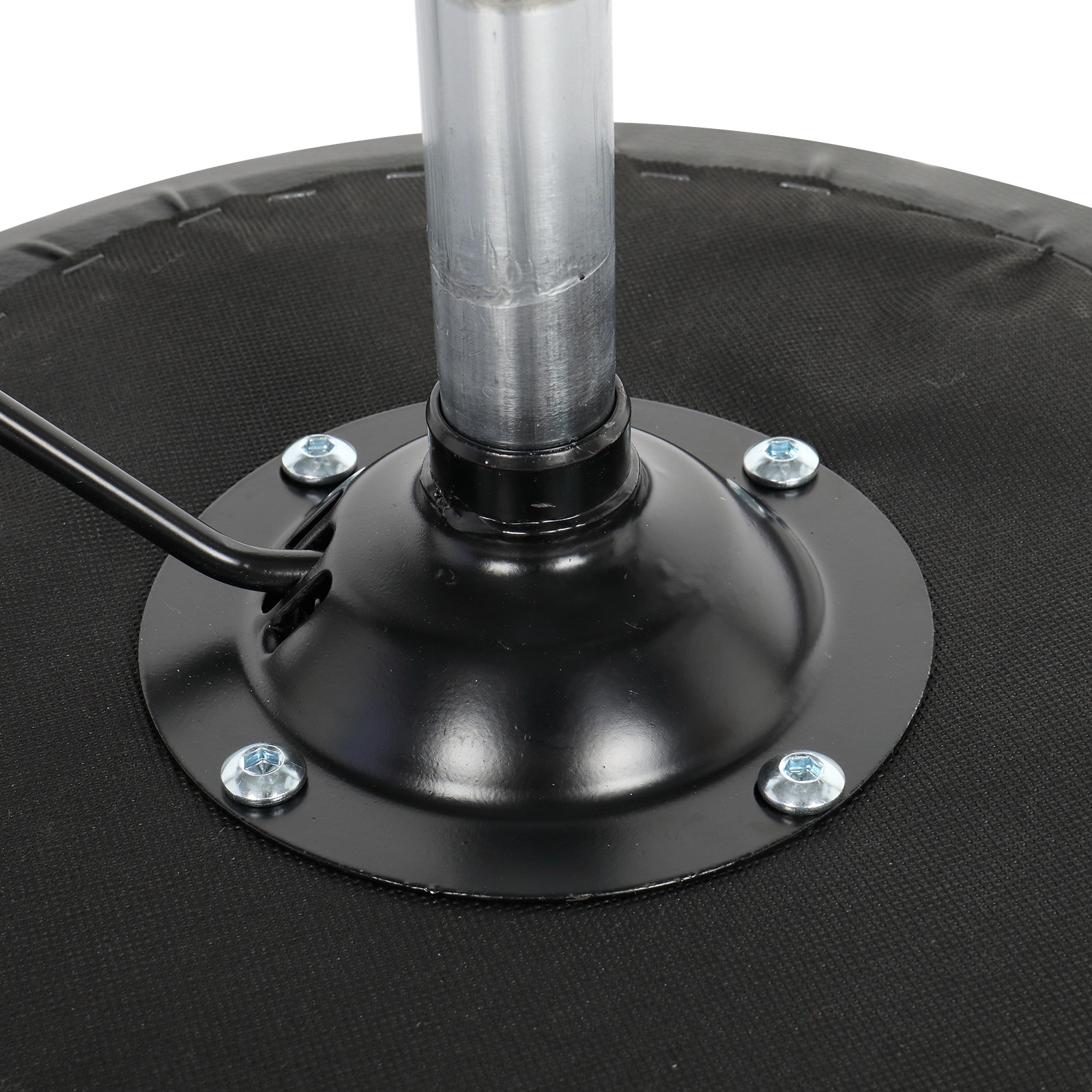 Professional Salon Stool with Spider Base - 8cm Thick Molded Foam, Semi-PU Leather, SGS Certified Gas Lift, 150kg Capacity, Nylon Casters (Black) view 6
