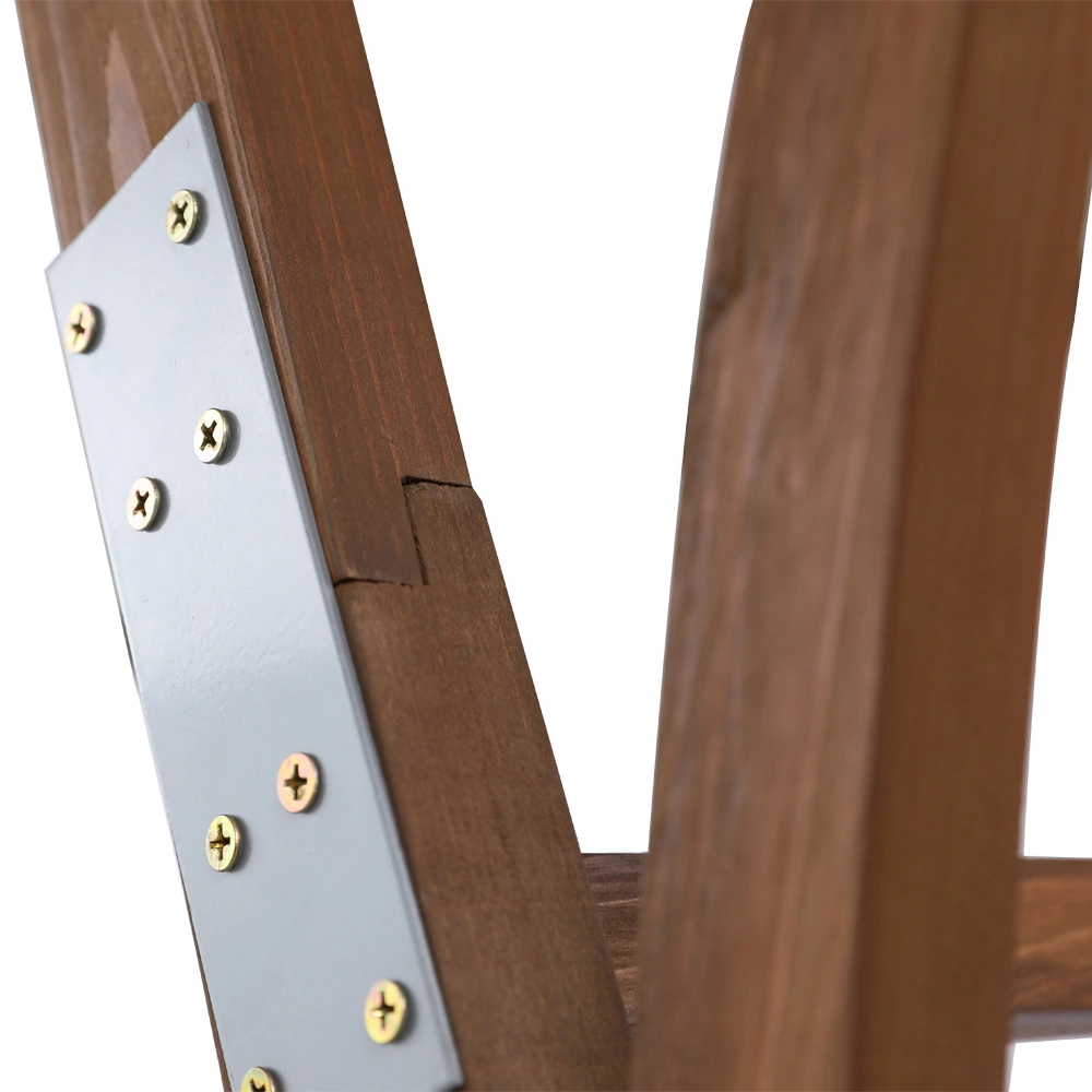 Beautiful And Practical Garden Arch Dark Brown view 25