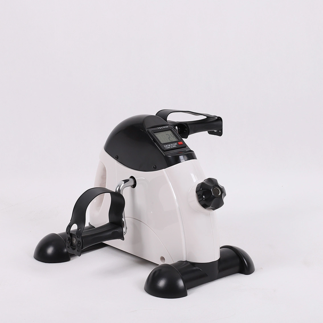 White Hydraulic Mini Exercise Pedal Bike - 120KG Load Capacity Leg Trainer for Home Gym Indoor Cycling Fitness view 2