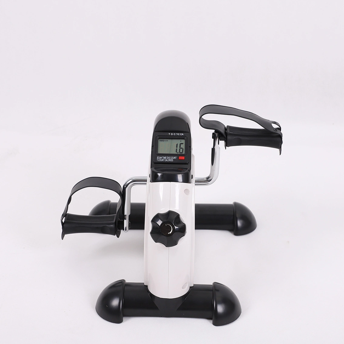 White Hydraulic Mini Exercise Pedal Bike - 120KG Load Capacity Leg Trainer for Home Gym Indoor Cycling Fitness view 4