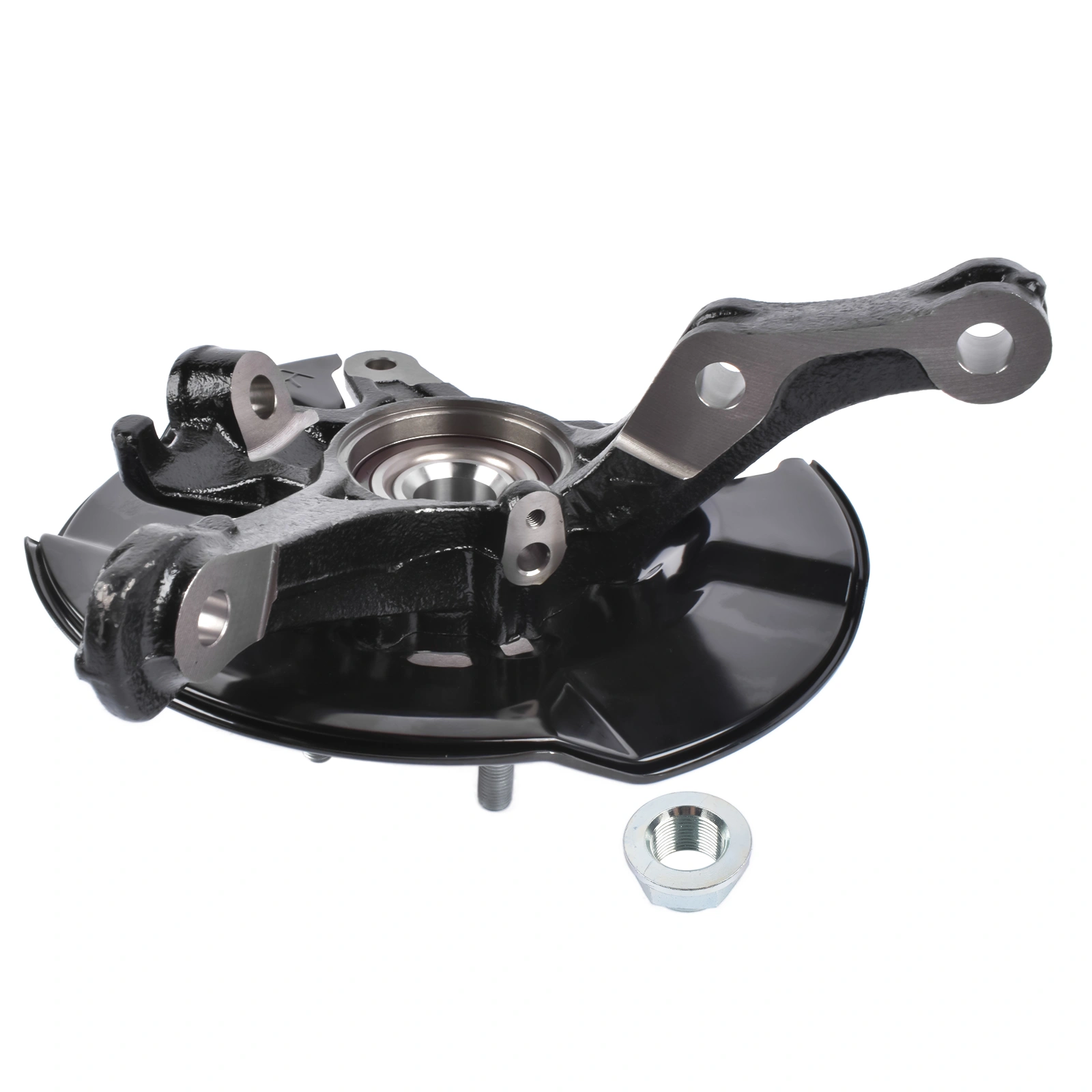 Front Right Steering Knuckle & Hub Bearing Assy Replacement for Honda Civic 2012 L4 1.5 1.8L view 2