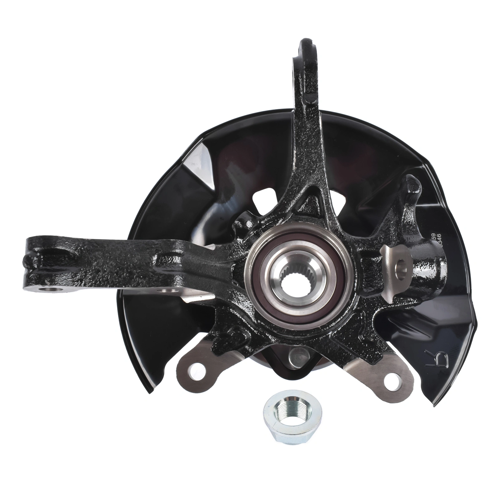 Front Right Steering Knuckle & Hub Bearing Assy Replacement for Honda Civic 2012 L4 1.5 1.8L view 5