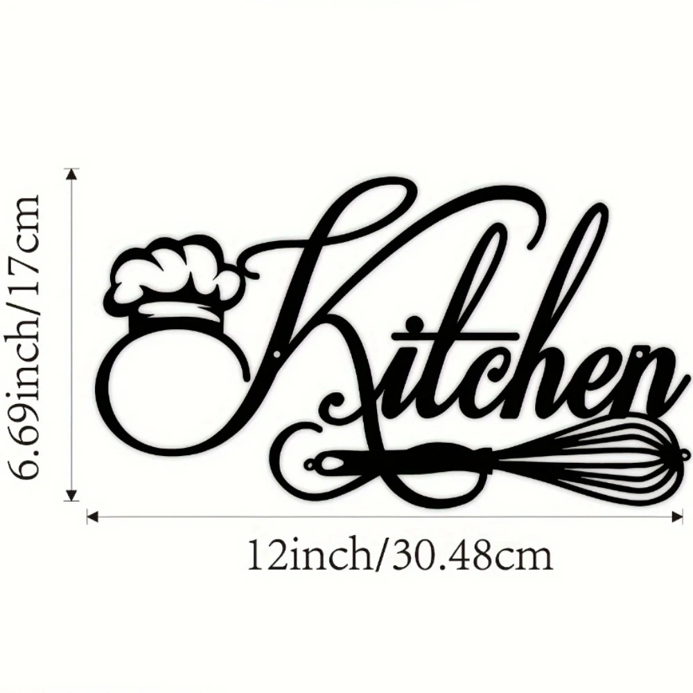 CIFbuy Vintage Farmhouse Metal Wall Art Sign for Kitchen Living Room Rustic Home Decor(TikTok, temu pick-up service) view 2