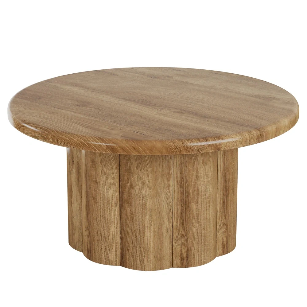 Modern End Table with Storage Shelf, Nightstand Side Table for Living Room, Bedroom, Small Space Organizer view 3