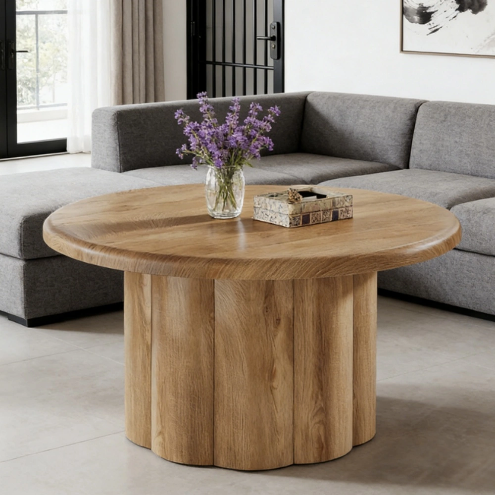 Modern End Table with Storage Shelf, Nightstand Side Table for Living Room, Bedroom, Small Space Organizer view 6