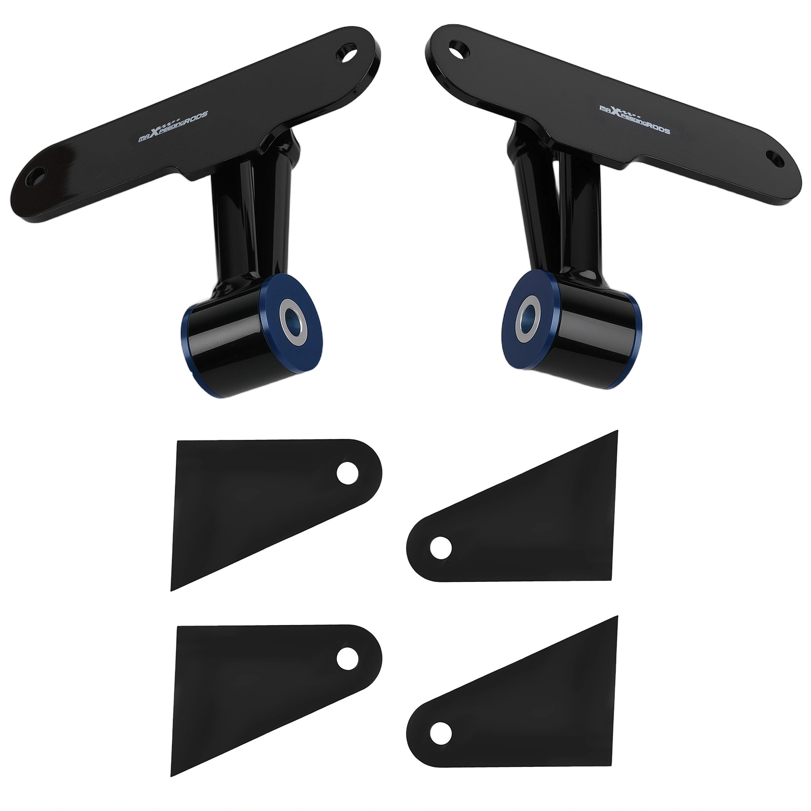 Pair Fit for Ford SBF Small Block 289 302 351W Engine Swap Weld-In Motor Mounts Kit view 3