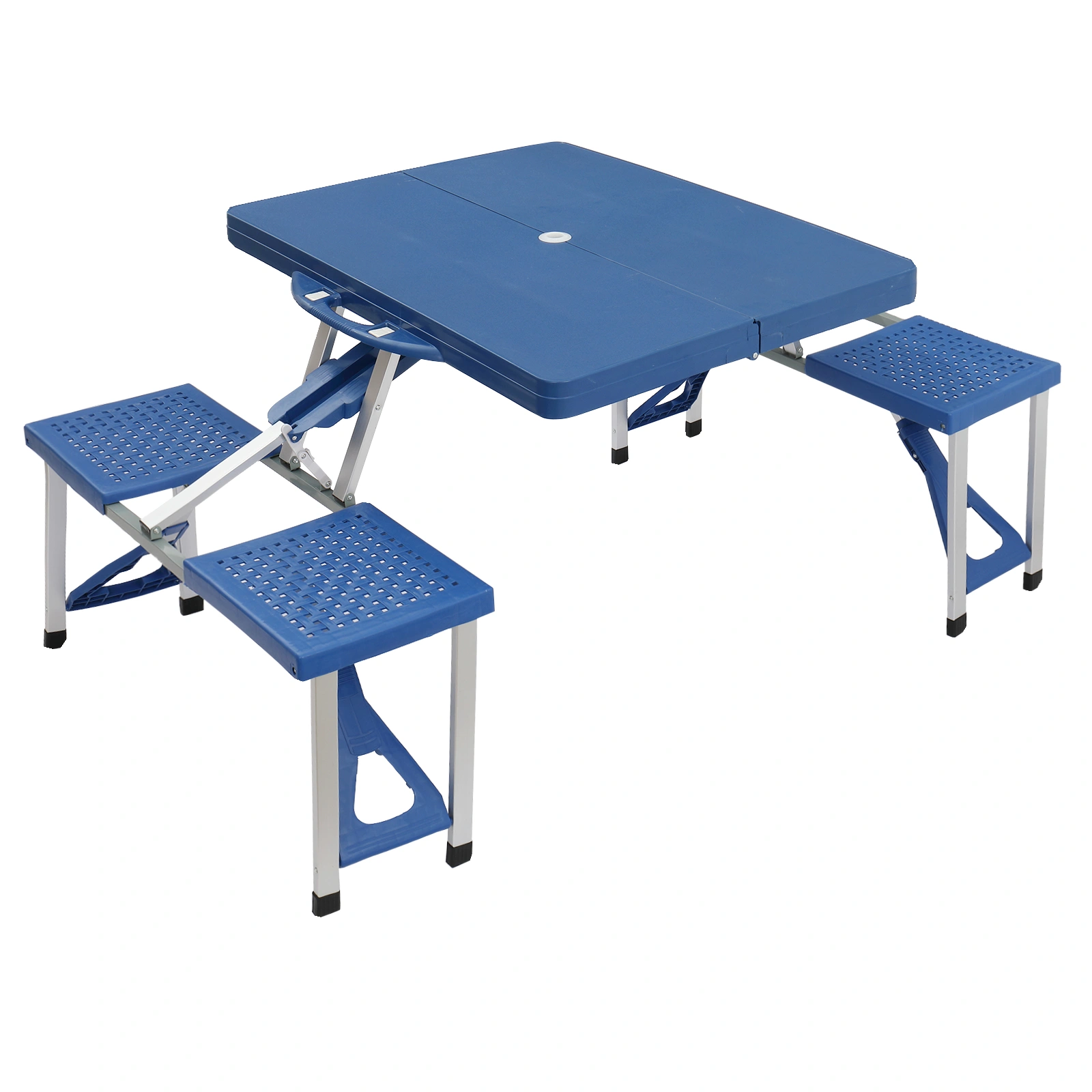 Siamese Folding Tables and Chairs-Plastic PS Thickening view 14