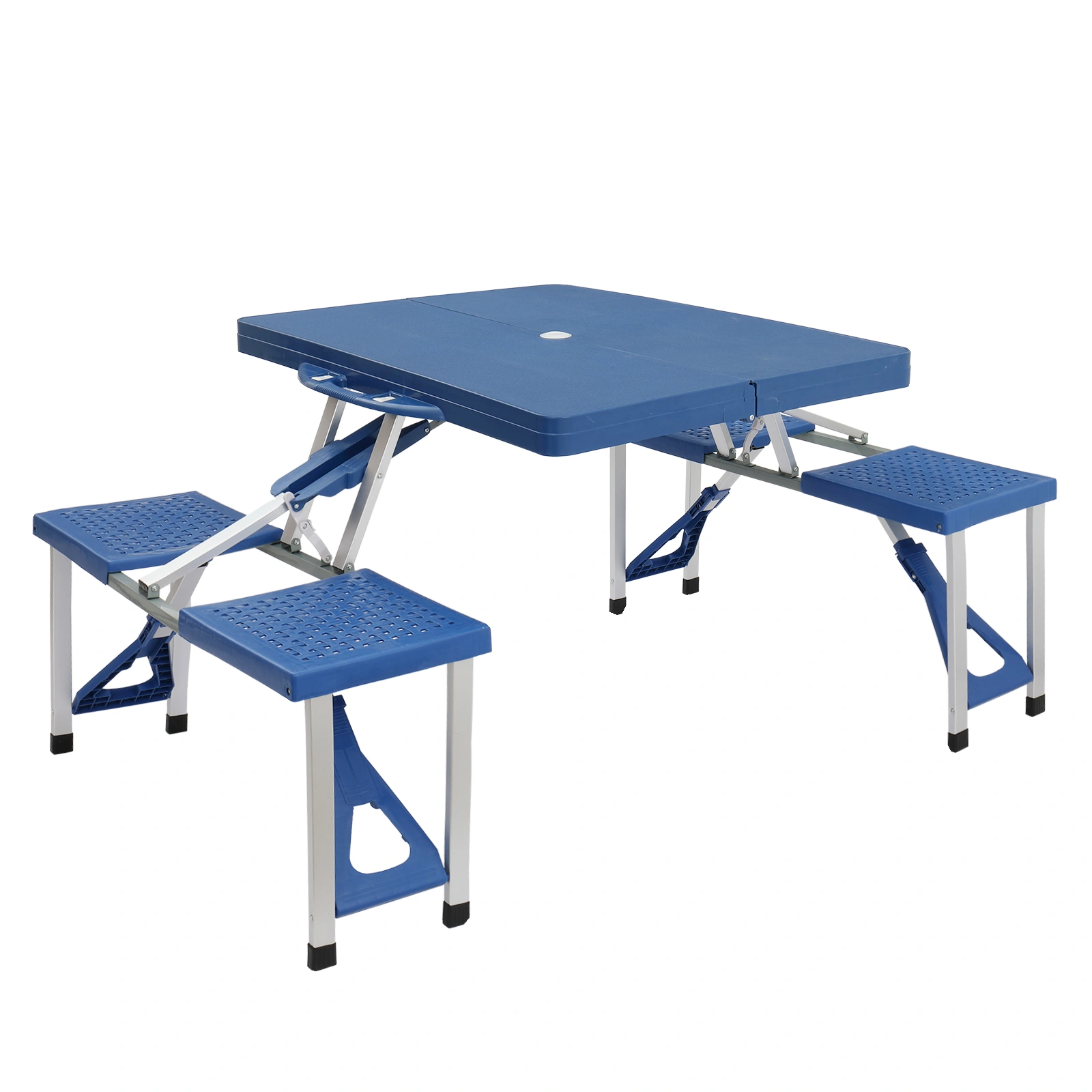 Siamese Folding Tables and Chairs-Plastic PS Thickening view 3