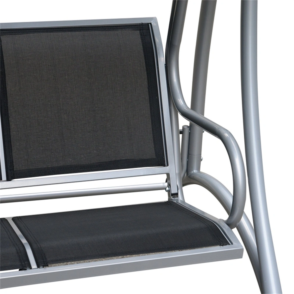 Outdoor Patio Swing Chair with Canopy Comfort Seating Garden Backyard view 7