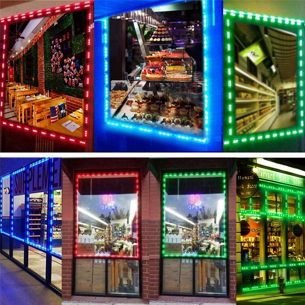 RGB SMD 5050 3 LED Strip Light Module 12V Sign Channel Letters Lamp with Controller for Store Window Display view 15