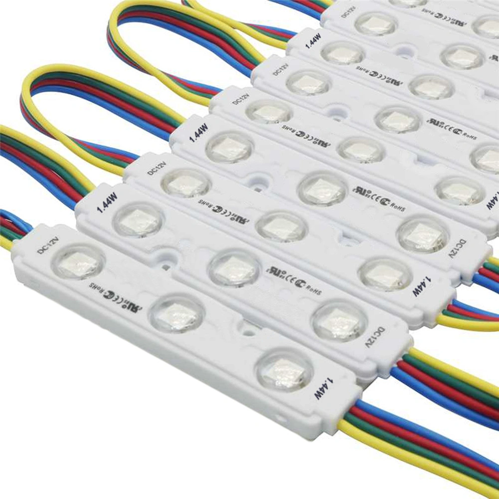 RGB SMD 5050 3 LED Strip Light Module 12V Sign Channel Letters Lamp with Controller for Store Window Display view 5