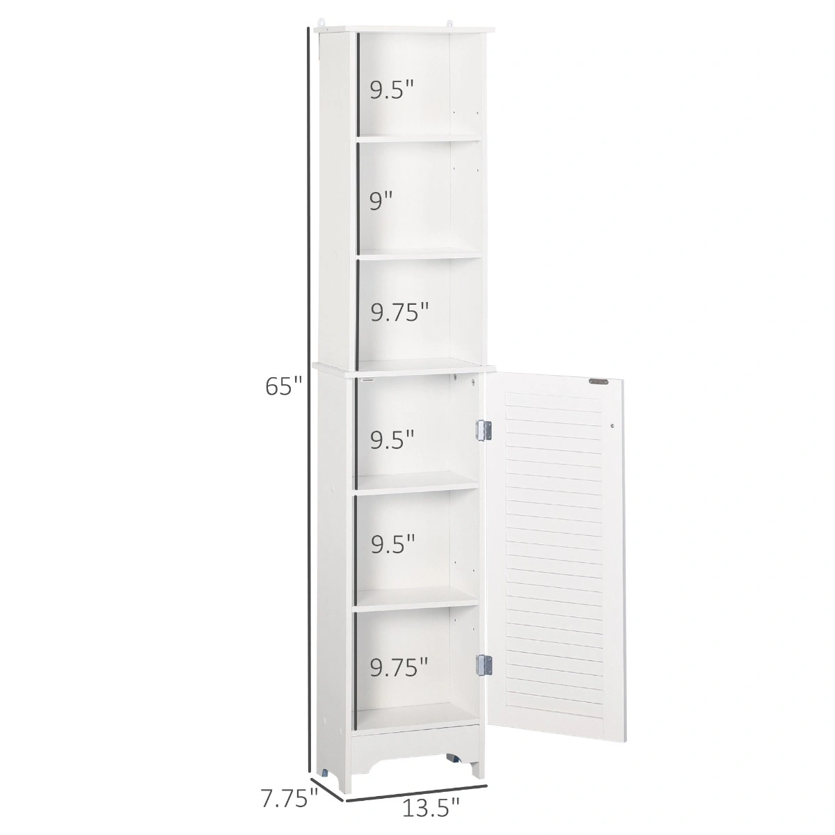 Bathroom Cabinet Wall Mounted Storage Organizer - Compact Vanity Shelf for Small Spaces view 2