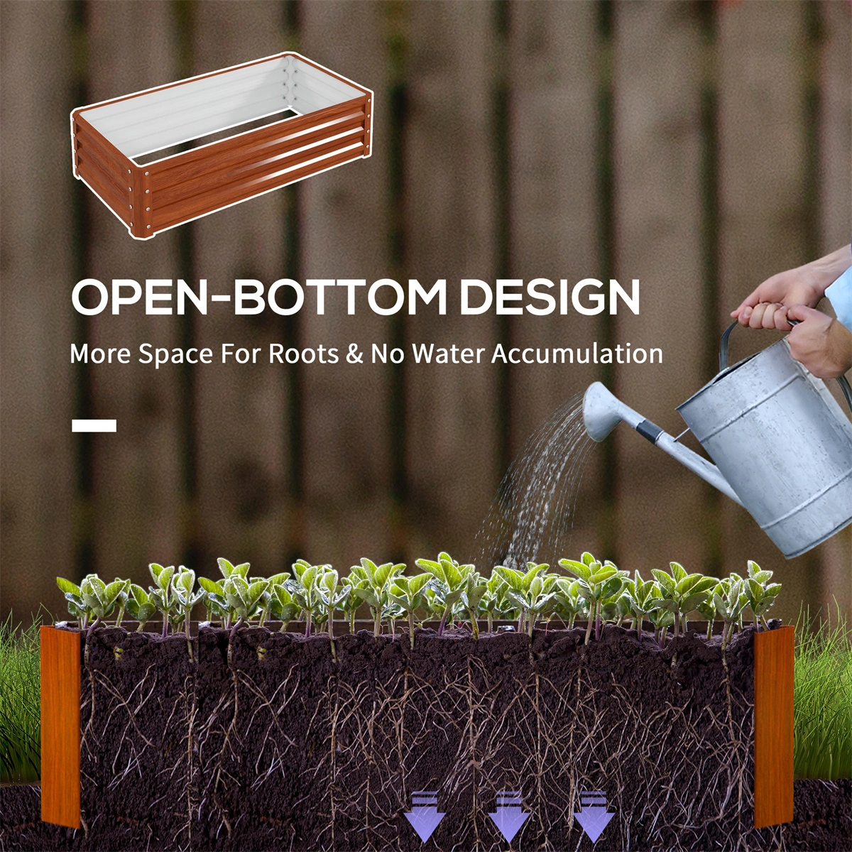 Garden Bed ( Amazon Shipping)(Prohibited by WalMart) view 5