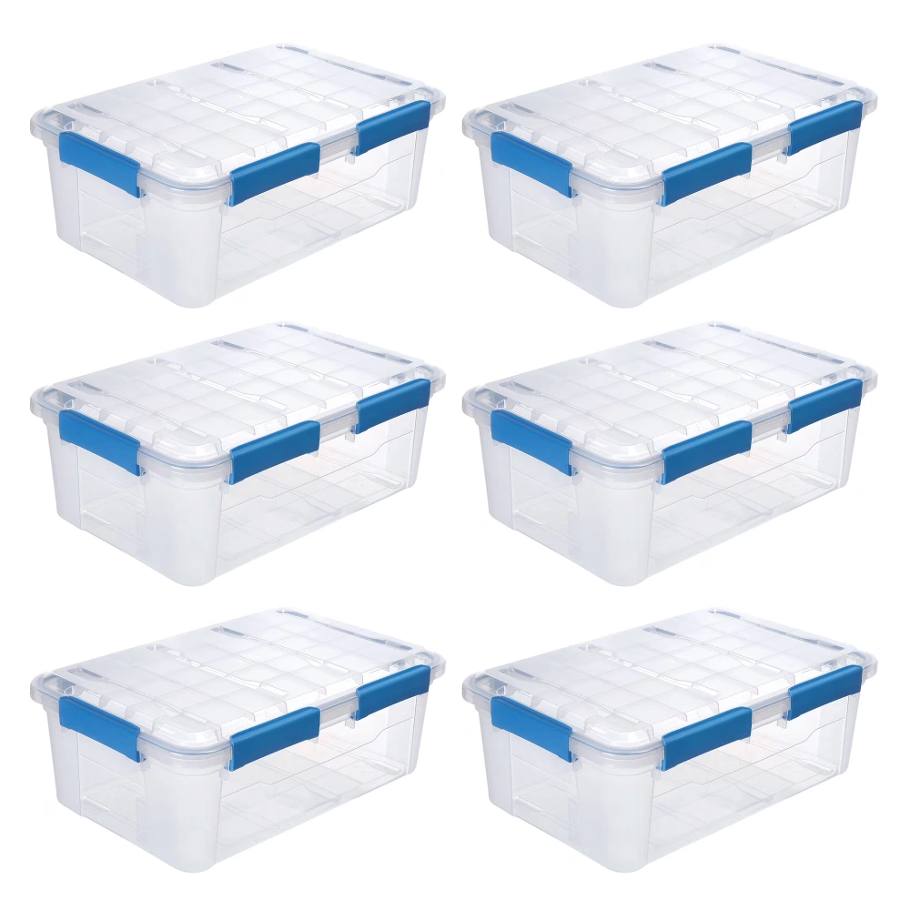 6 PACK - WATERPROOF 8.4Gal/33.8Qt/32L BOX (Shipment from Walmart)