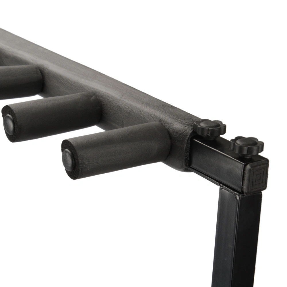 Triple Folding Multiple Guitar Holder Rack Stand view 2
