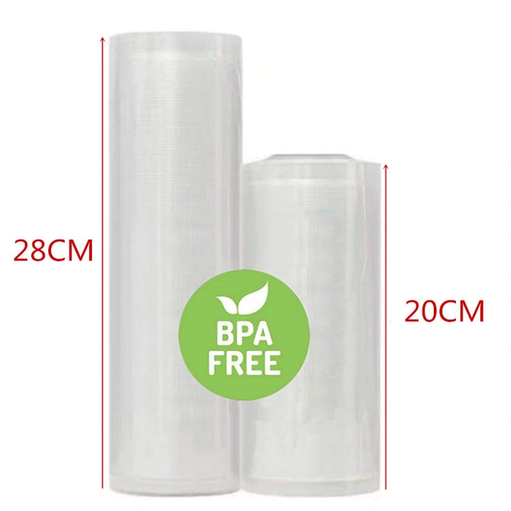 2 Rolls Vacuum Sealer Rolls 20cm & 28cm Width, 15m Length Each - Compatible with FoodSaver & Machine view 2