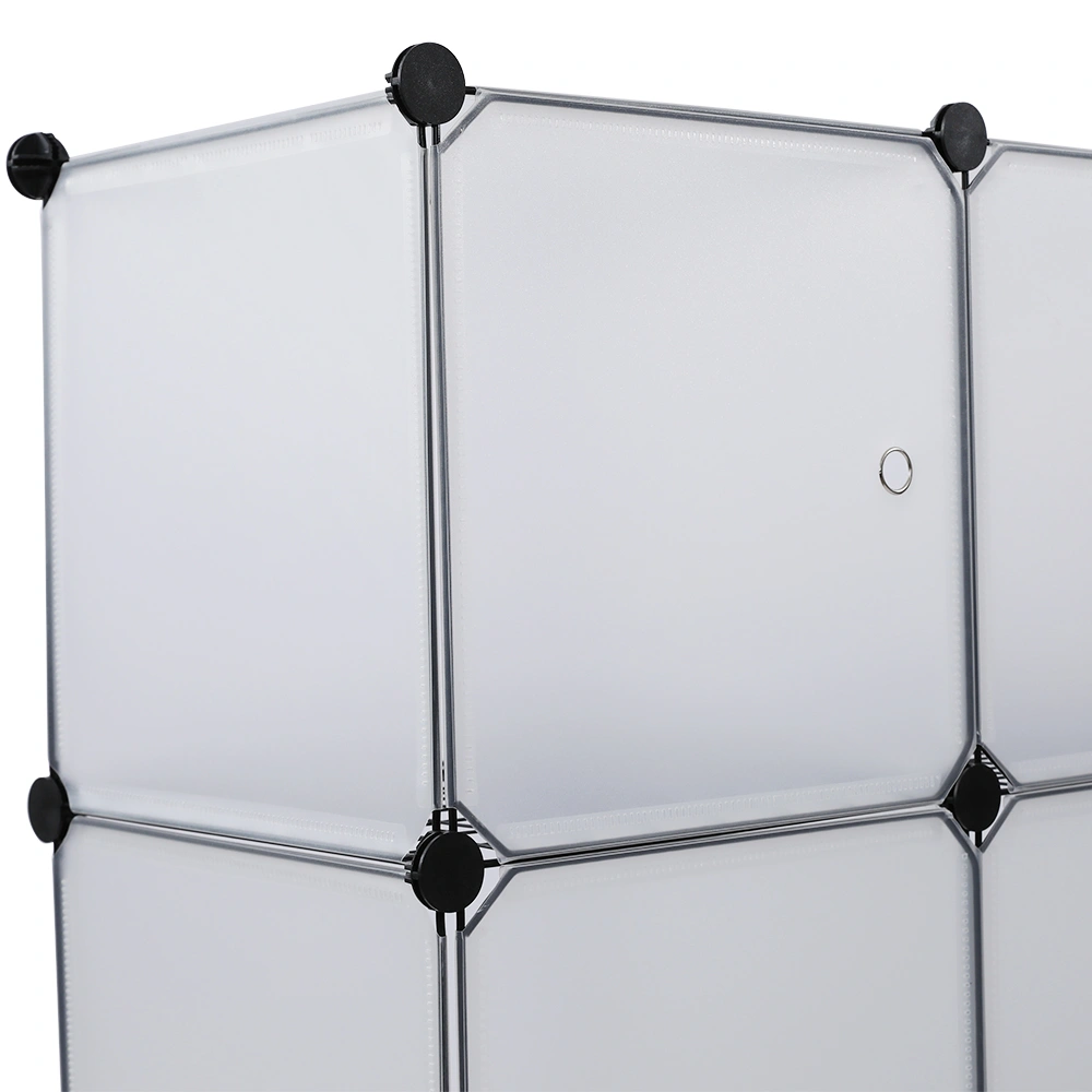 16-Cube Storage Shelf Cube Shelving Bookcase Organizer Closet Toy Cabinet White view 17