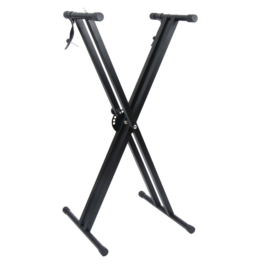 Dual-tube X-Shape Keyboard Stand Black view 13