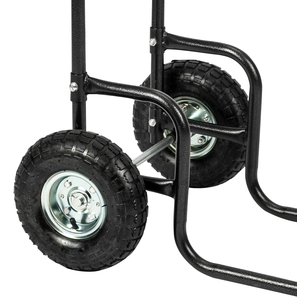 Firewood Cart 220LBS with Large Wheels, Fireplace Log Rolling Caddy Hauler, Wood Mover Outdoor Indoor Storage Holder Rack, Heavy Duty view 8