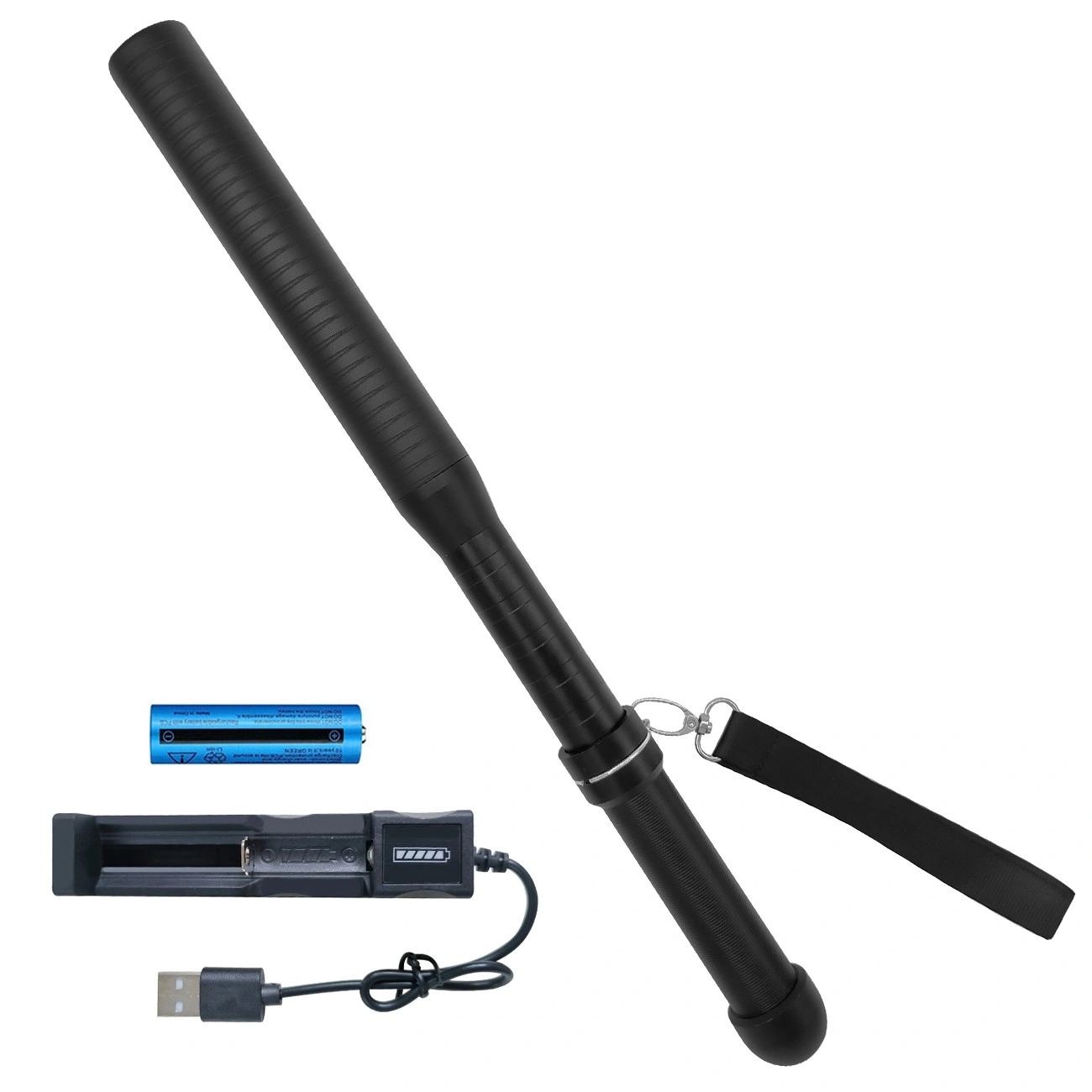 USB Rechargeable LED Flashlight 3-Mode 18650 Battery Outdoor Camping Hiking