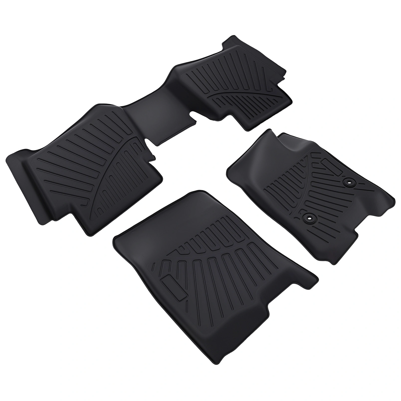 3x Front & Rear Interior Floor Mats Carpet Kit fit for Chevy Colorado 2023-2025 view 3