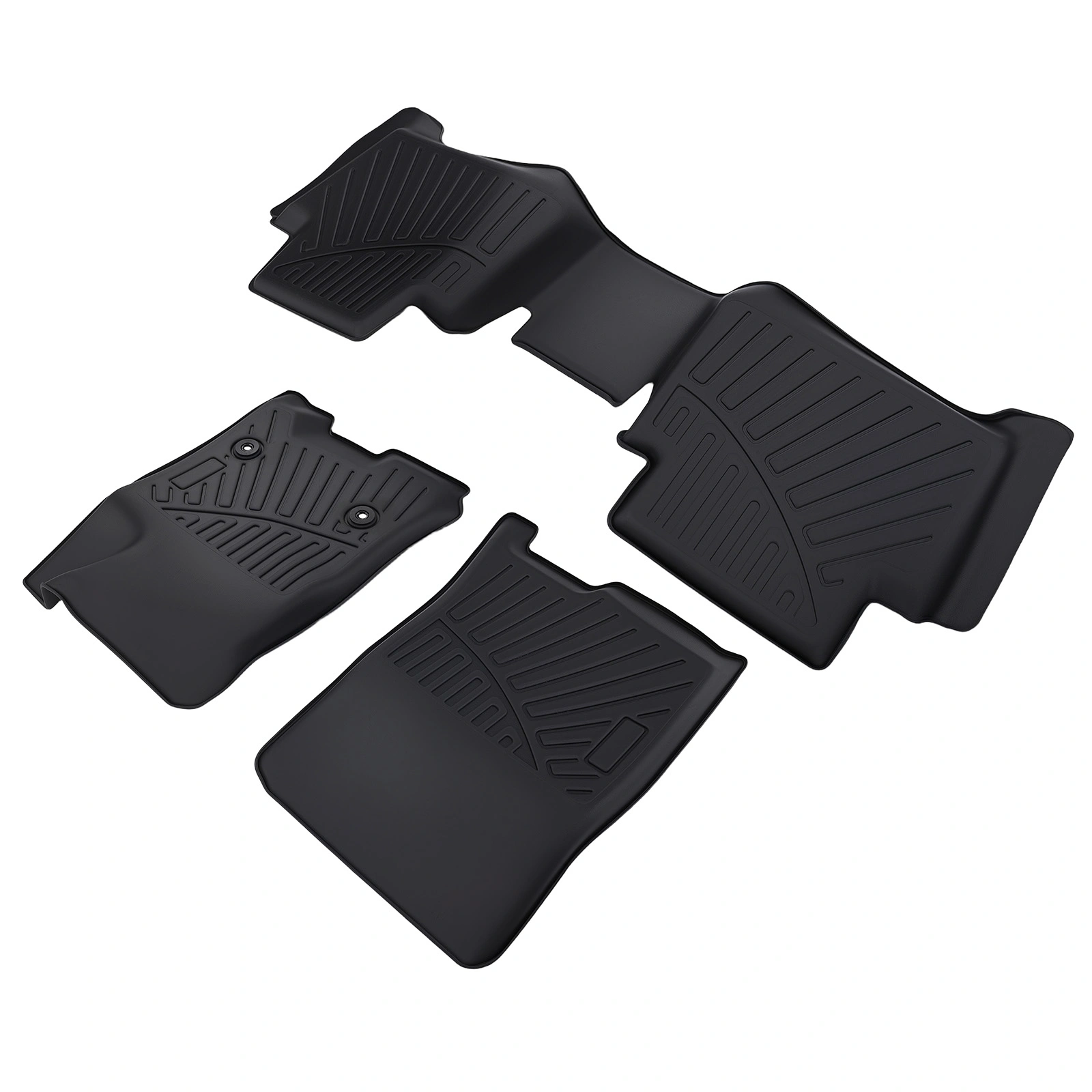 3x Front & Rear Interior Floor Mats Carpet Kit fit for Chevy Colorado 2023-2025 view 4