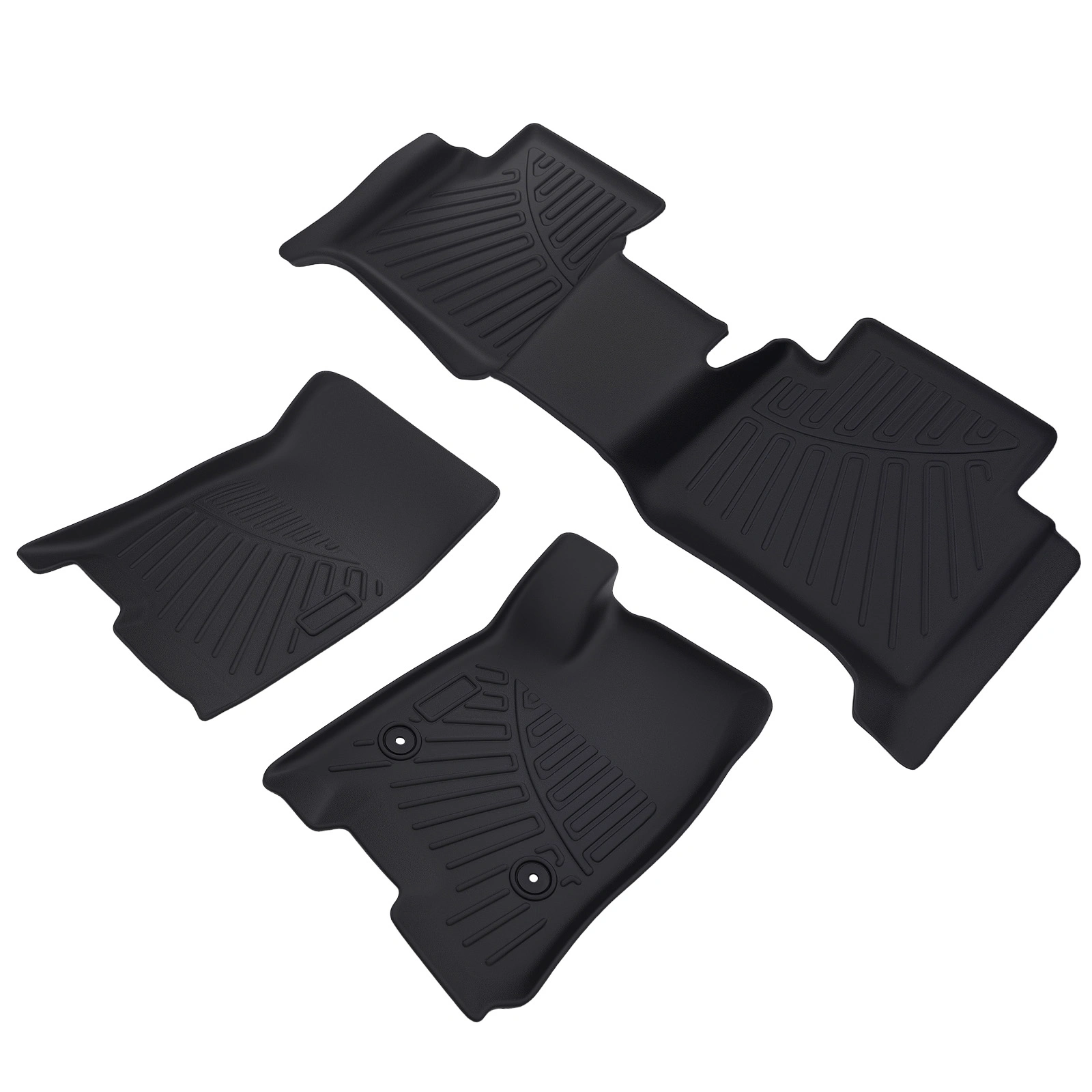 3x Front & Rear Interior Floor Mats Carpet Kit fit for Chevy Colorado 2023-2025 view 5